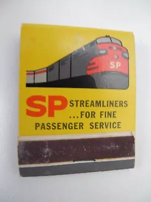 Vintage 1950's Southern Pacific Railroad SP Railway Streamline Engine Matchbook • $3.45