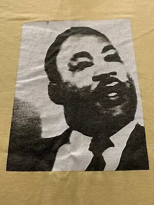 F*cking Awesome Martin Luther King MLK T Shirt Mens Yellow Medium M.L.K. • $29.98