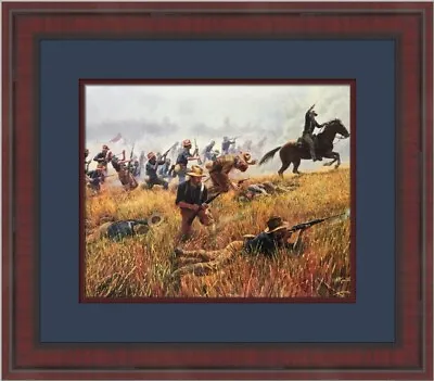 Mort Kunstler Civil War Print The Rough Riders Custom Framed • $75