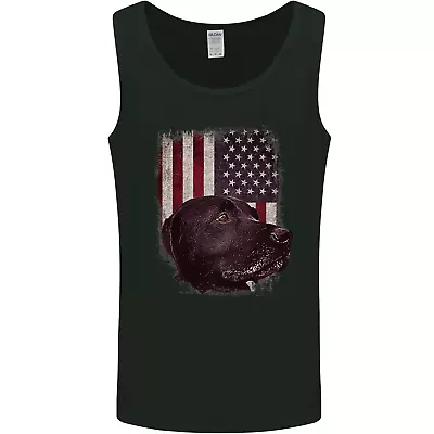 £8.99 • Buy American Labrador USA Flag Dog Mens Vest Tank Top