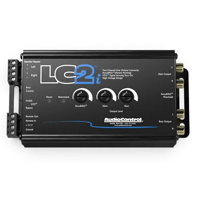 AudioControl LC2i 2 Channel Line-Output Converter With AccuBASS • $79.95