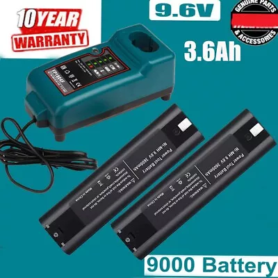 Pack Replacement For Makita 9.6V 3.6Ah Battery 9000 191681-2 9033 / Charger New • $19