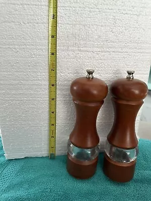 Vintage Olde Thompson Salt And Pepper Grinders  • $13