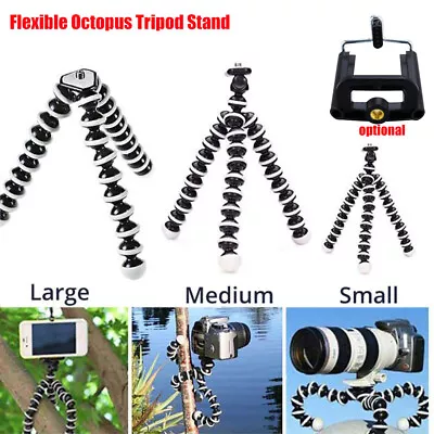 Flexible Octopus Tripod Stand Gorilla Pod For Universal Phone GoPro Camera DSLR • $9.48