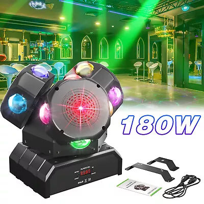 180W Moving Head Light Rotating Beam DMX Stage Lights RGBW DJ Disco Party Light • $161.49