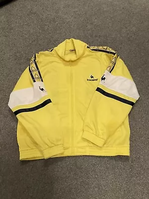 Le Coq Sportif Yellow Tracksuit Top/Jacket Size Medium  • £19.99