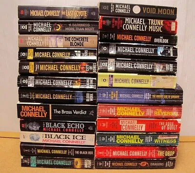 RANDOM MIX Lot 10 Michael Connelly PB Book Closers/Black Ice/Overlook/Drop..... • $19.95