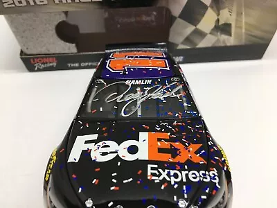 Denny Hamlin Autographed 2016 #11 Fedex Express Daytona 500 Win 1/24 Diecast • $699.99