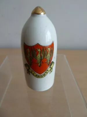 Unusual Shelley China Crested Ware Of A German Torpedo • £9