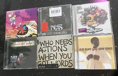 6 CDs Including KanyeYe West Plan B (x2) Gnarls Barkley NAS And Aloe Blacc • £6.50