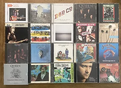 Lot Of 20 Classic Rock CD’s Used Bad Co The Who Queen Eagles Police U2  • $19.99