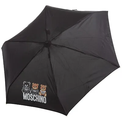 Moschino Umbrella Women Bear Scribbles 8061SUPERMINIA Black • $77