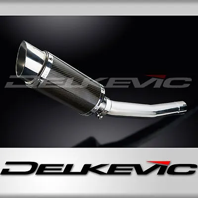 YAMAHA YZFR6 YZF-R6 1998-2002 200mm ROUND CARBON  SILENCER EXHAUST KIT • £189.99