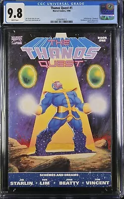 Thanos Quest #1 CGC 9.8 1st Print NM/MT 1990 • $200