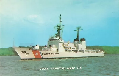 Postcard USCGC Hamilton WHEC-715 Coast Guard Cutter • $4.75