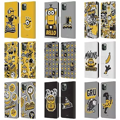 MINIONS RISE OF GRU(2021) ICONIC MAYHEM LEATHER BOOK CASE FOR APPLE IPHONE • $22.95