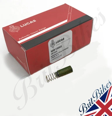£3.97 • Buy Genuine Lucas Mag Brush One Pick Up Brush & Spring For Lucas K2f Magneto 451260