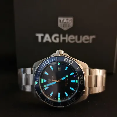 Original UNWORN Tag Heuer AQUARACER  Quartz 43mm Watch WAY101C.BA0746 FULL SET • $1799