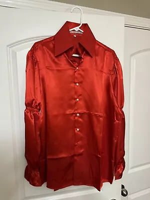 Elvis Jumpsuit Era Red Puffy Sleeves Tribute Artist Shirt • $50