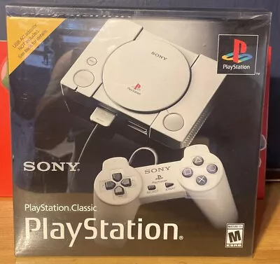 New Sealed Sony PlayStation Classic Gray Console With Box Protector. • $57