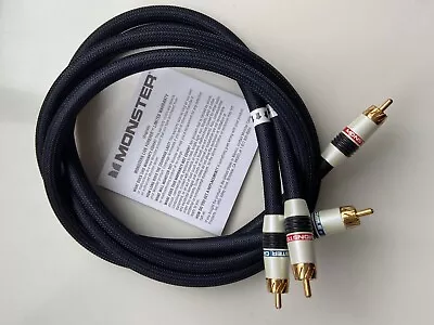 Monster Cable M Series PM M1000 MKII 2 Channel Audio Interconnect Cable Dorp 70% • $85