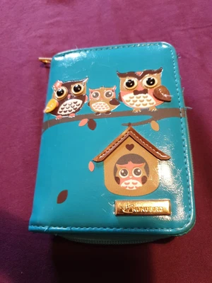 £0.75 • Buy Kukubird Womens Wallets Purses Medium Size Cartoon Designs Animals Owl Family