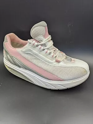 MBT Women 9 Boost Rose Pink White Gray Shoe Physiological Footwear Sport Walking • $38