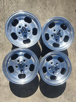 Aunger Triden 13 X 6 Holden FE FC FB EK EH HD HR Torana Polished New Nuts/caps  • $1100