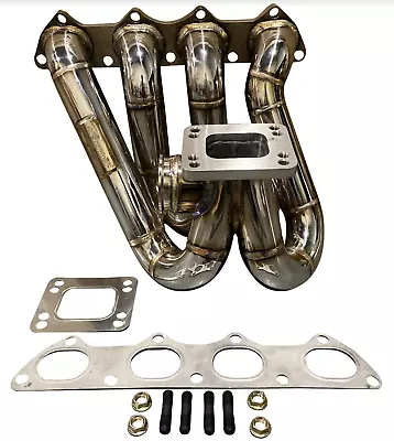 D Series T3 T4 Top Mount Turbo Manifold GSR Si D15 D16 44mm For Civic DC2 EG EK • $599.95