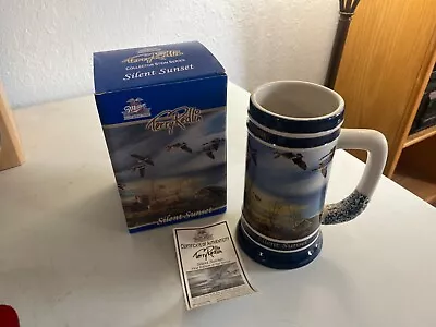 Miller Brewing Co. 2006 Terry Redlin Silent Sunset Beer Stein W/box & Coa • $11.24