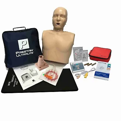 Basic CPR Training Kit Prestan Ultralite Manikin W Feedback & WNL AED Essentials • $257.95