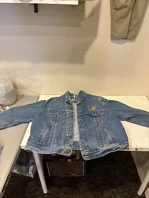 Vintage Classic Lee Riders MTV  80’s ORIGINAL Headbangers Ball Denim Jacket 48 • $119.99