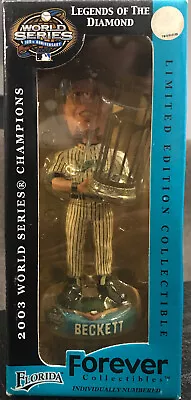 2003 Forever Josh Beckett World Series Trophy 1st Ever Bobblehead Marlins • $99