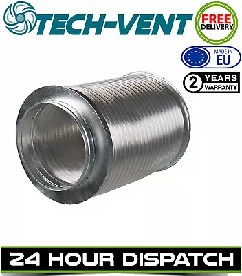 Ducting Silencer Noise Reduction Acoustic Ventilation Fan Flexible Muffler • £59.99