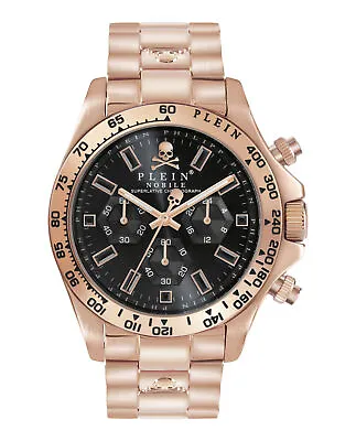 Philipp Plein Mens Nobile IP Rose Gold 43mm Bracelet Fashion Watch • $159