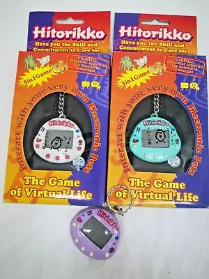 3 IN 1 🐟🐤🐉 HITORIKKO Mini Pet Toy Virtual Pets Electronic Vintage Retro Game  • $27.99