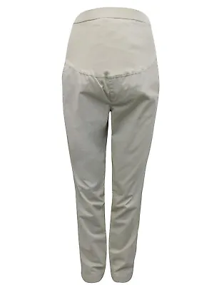 Gap Maternity Stone Chino Over Bump Slim Leg Cotton Trousers Size 6-24 New 193 • £8
