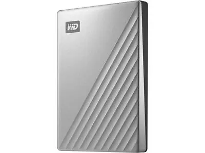 WD 1TB Silver My Passport Ultra Portable Storage External Hard Drive USB-C For P • $83.11