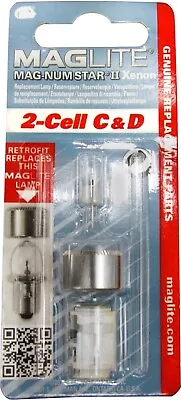 2-Cell C&D Xenon Mag-num Maglite Bulb • £8