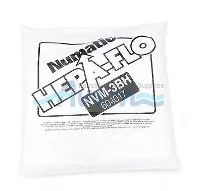 10 PACK OF Numatic NVM3 NVM 3BH NVM3BH 604017 HEPA FLO High Quality Bags  • £21.99