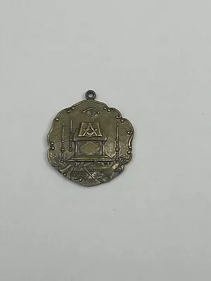 Masonic Vintage Brass 3D Pendant 1970 • $20