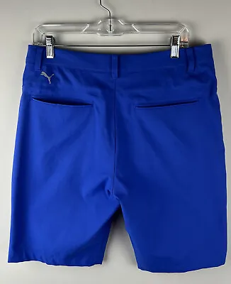 Men’s  Puma Essential Pounce Golf Shorts Royal Blue 32 Performance • $22.99