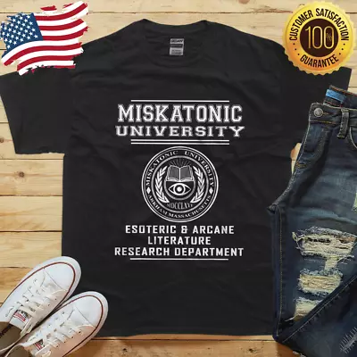 Miskatonic University Esoteric Literature Department Black T-Shirt • $15.90