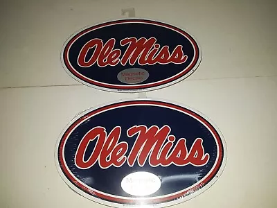 Ole Miss Magnetic Decal 9  X 6  ( Set Of 3 )  • $12.99