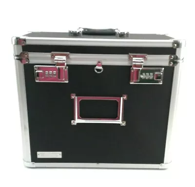 $47.99 • Buy Vaultz Lock Mobile File Chest Storage Box Letter/Legal Black & Silver VZ01270  