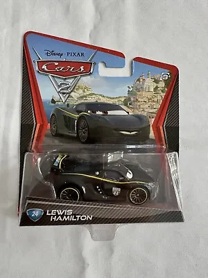 Disney Cars 2 - LEWIS HAMILTON #24 - Mattel Diecast 1:55 Official Rare • $20