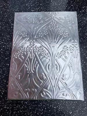 LIBERTY Of London Photo Album IANTHE Art Nouveau Silver Leather Stored/unused • £45