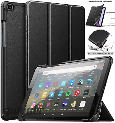 Smart Leather Stand Cover Case For Amazon Kindle Tab Fire HD 7  8  10  Plus 2021 • £8.05