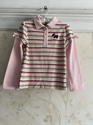 NWT Gymboree Prep School Girls Striped Polo Shirt Top 4 • $11.99