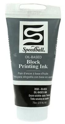 Speedball Oil Based Lino Block Printing Ink - 2.5oz Full Colour Range Available • £29.99
